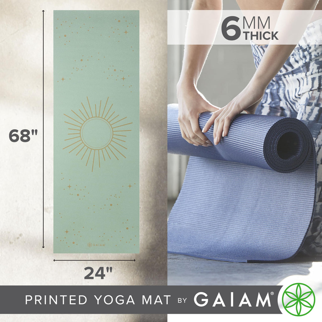 Premium Yoga Mat, 6mm Thick Print Mat (Supernova Sky)