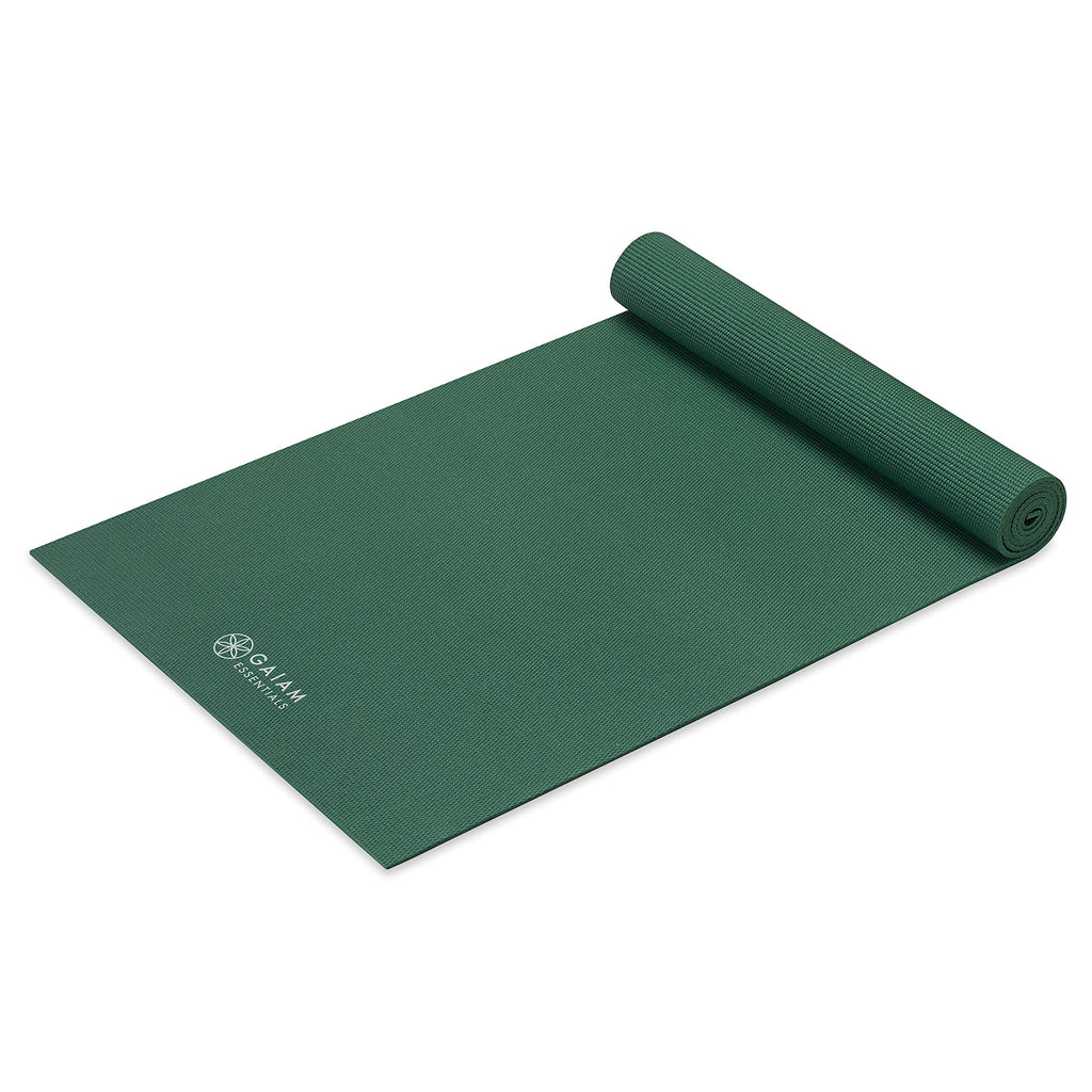Essentials Yoga Mat, 6mm Non-Slip with Carrying Sling (Green)