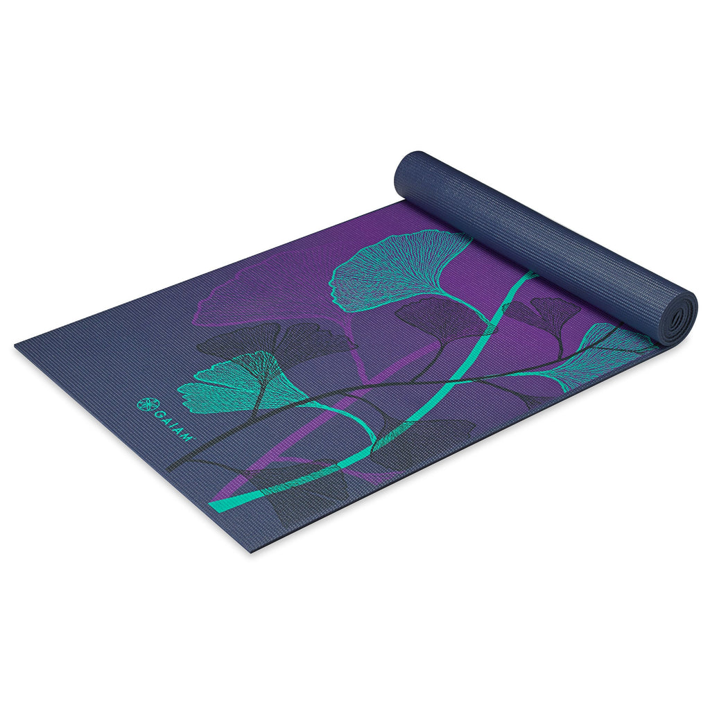 Premium Yoga Mat, 6mm Thick Print Mat (Lily Shadows)