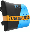 The Original Lumbar Support Pillow for Office Chair - Improves Posture, Promotes Back Pain Relief - Superior Back Support for Gaming and Desk Chairs - Lumbar Pillow for Car, Couch