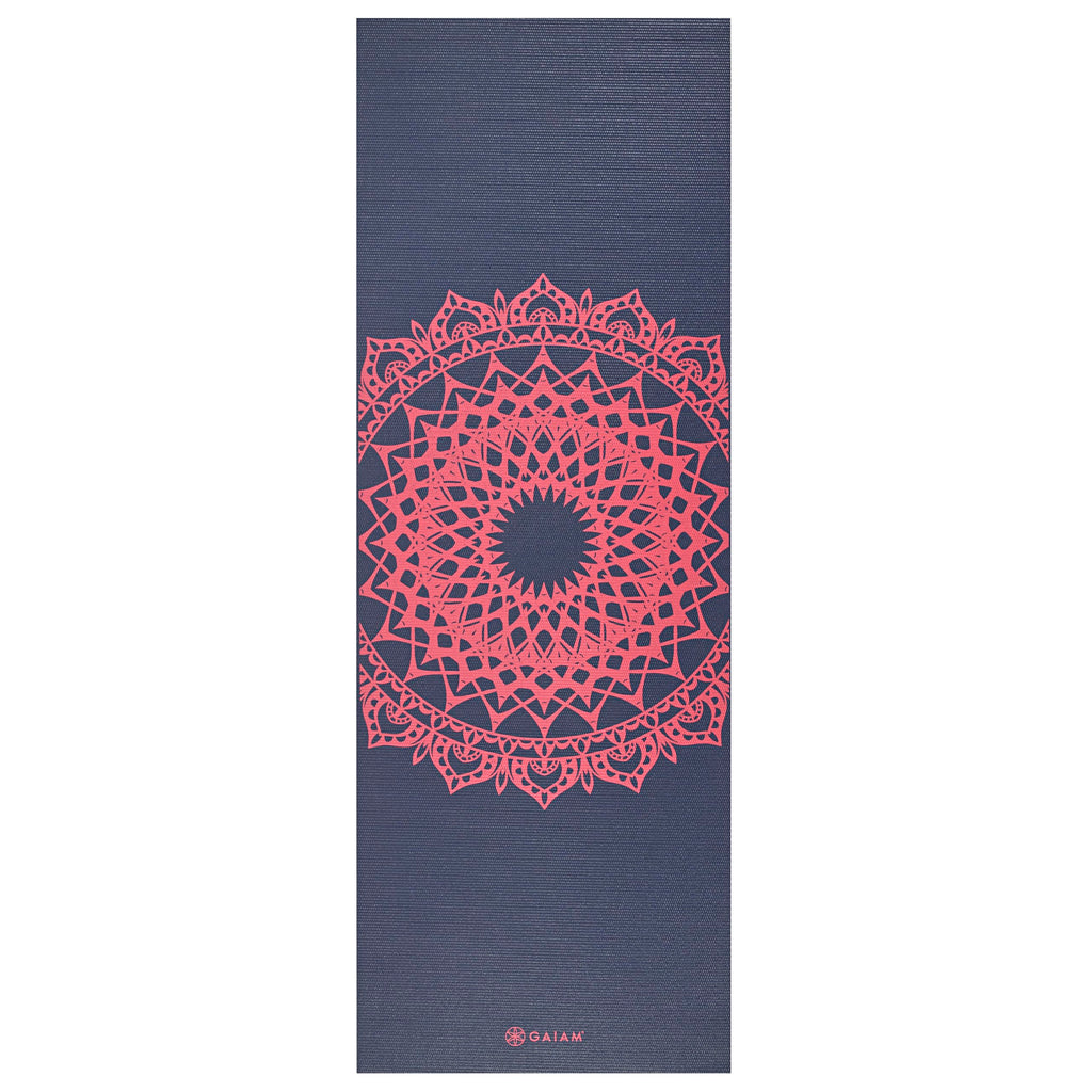 Yoga Mat Classic Print, 4mm Non-Slip Mat (Pink Marrakesh)