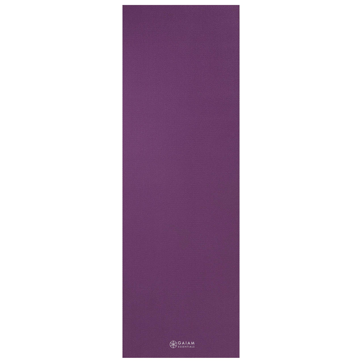 Essentials Yoga Mat, 6mm Non-Slip with Carrying Sling (Purple)