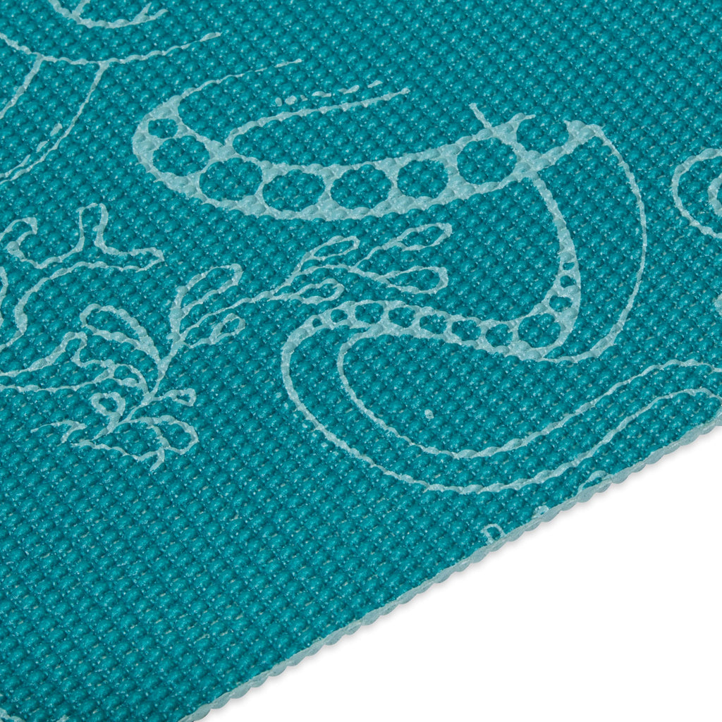 Yoga Mat Classic Print, 4mm Non-Slip Mat (Under The Sea)