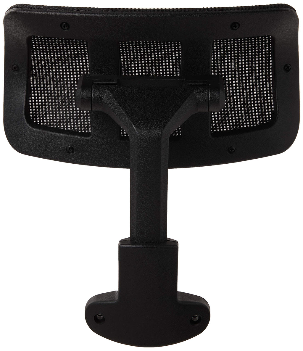 Mesh High-Back Office Headrest, Black, for use Hi-Back Mesh Chairs, 1 Count