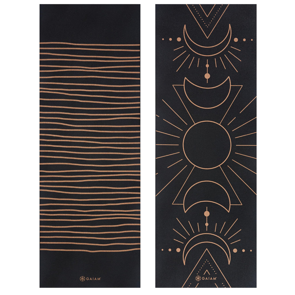 Reversible Yoga Mat, 6mm Thick Print Mat (Cosmic Energy)