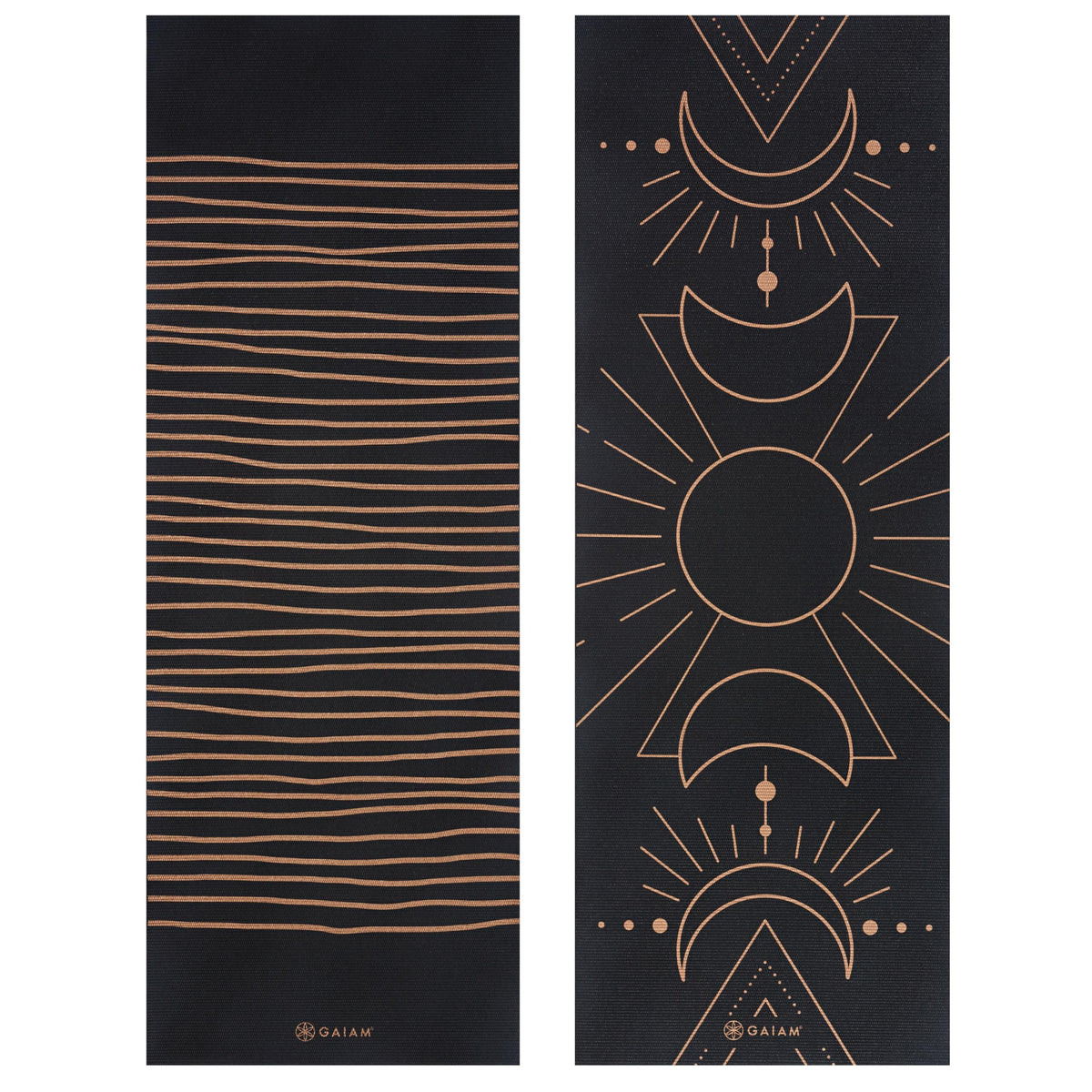 Reversible Yoga Mat, 6mm Thick Print Mat (Cosmic Energy)