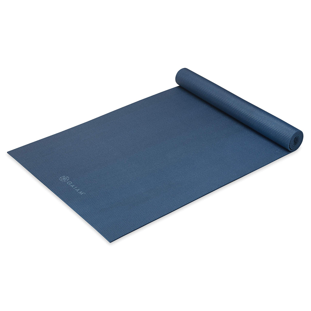 Premium Yoga Mat, 5mm Non-Slip Exercise Mat (Indigo Ink)