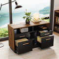 4 Drawer File Cabinet with Lock, Filing Cabinet for Home Office