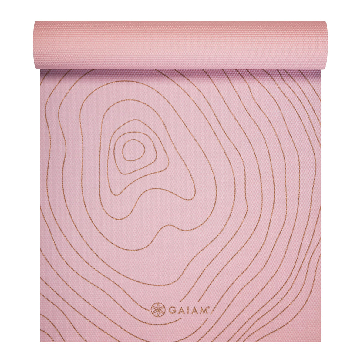 Premium Yoga Mat, 6mm Thick Print Mat (Topo Sherbet)