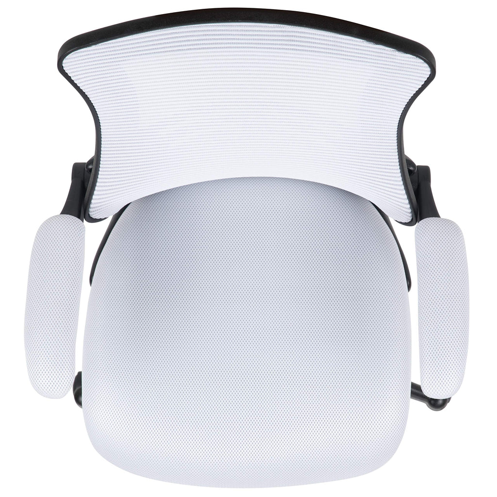 Office Chair, Ergonomic, Mid-Back, Black Mesh with Swivel