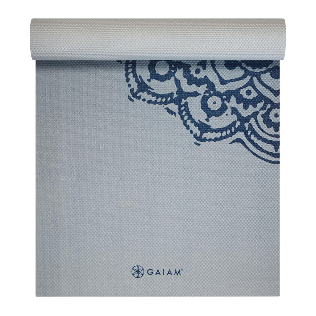 Premium Yoga Mat, 6mm Thick Print Mat (Indigo Fade)