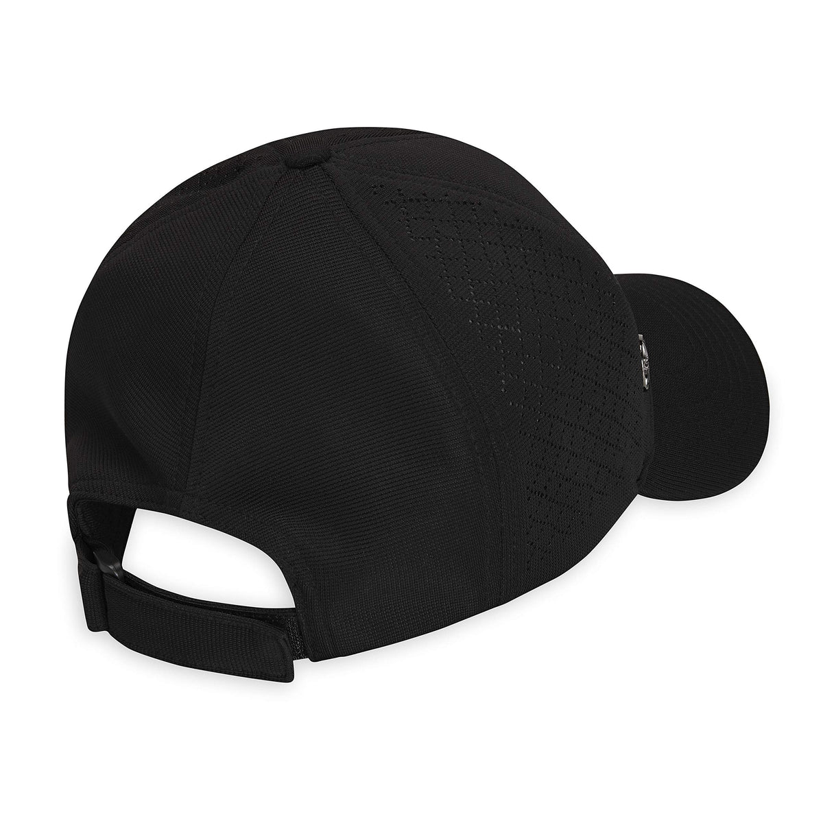 Wander Breathable Geo Black Hat - Cute Women's Baseball Hat for Summer, Lightweight, Adjustable Strap, Moisture-Absorbing Sweatband for Running & Hiking, 6-Panel Ball Cap for Women, Black