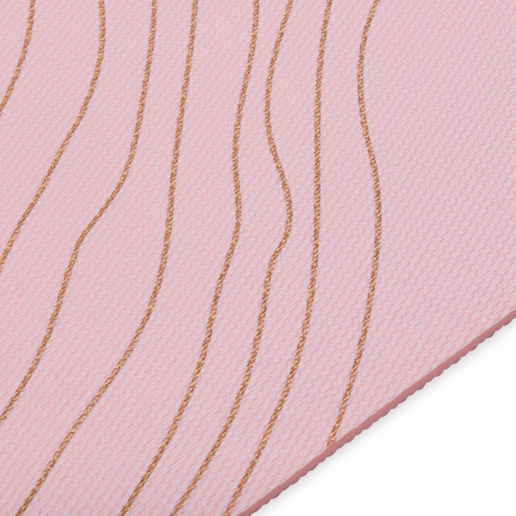 Premium Yoga Mat, 6mm Thick Print Mat (Topo Sherbet)