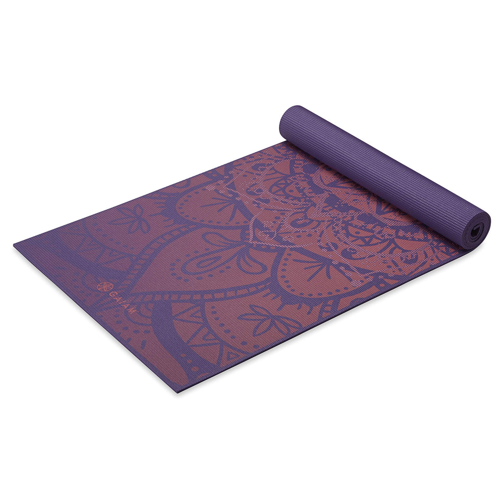 Premium Yoga Mat, 6mm Thick Print Mat (Athenian Rose)