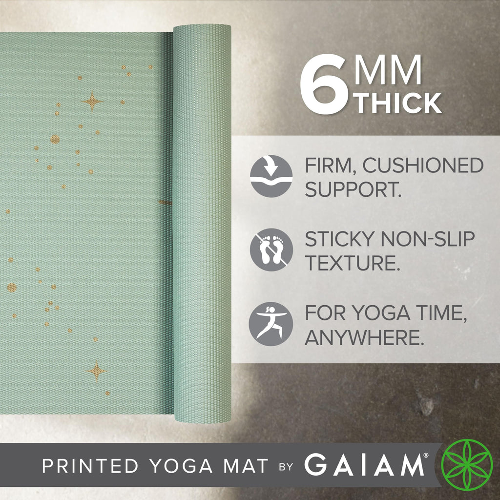 Premium Yoga Mat, 6mm Thick Print Mat (Supernova Sky)