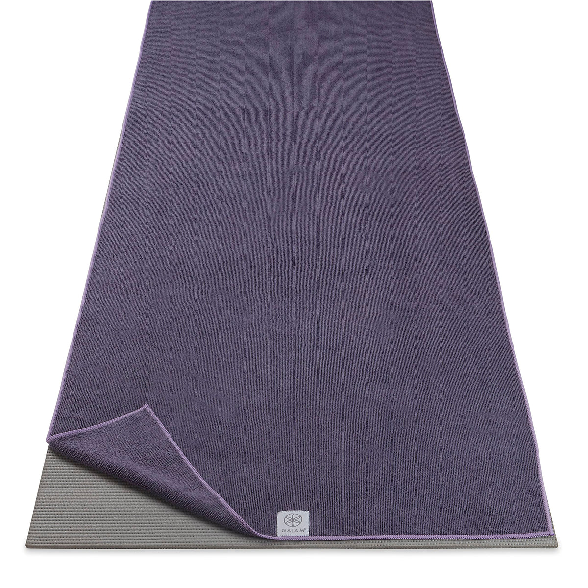 Yoga Mat Towel, Non-Slip Microfiber, Hot Yoga (Heron Lilac)