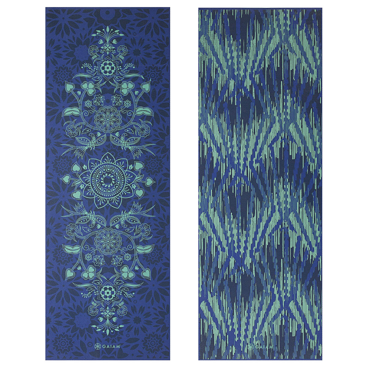 Reversible Yoga Mat, 6mm Thick Print Mat (Divine Impressions)