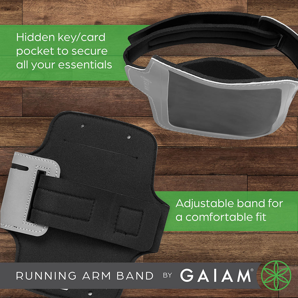 Running Arm Band - Clear Window Phone Holder with AirPods Bag or Keys Pocket - for Jogging, Walking, and Running, Exercise & Fitness - Adjustable, Moisture-Wicking, and Durable Protection